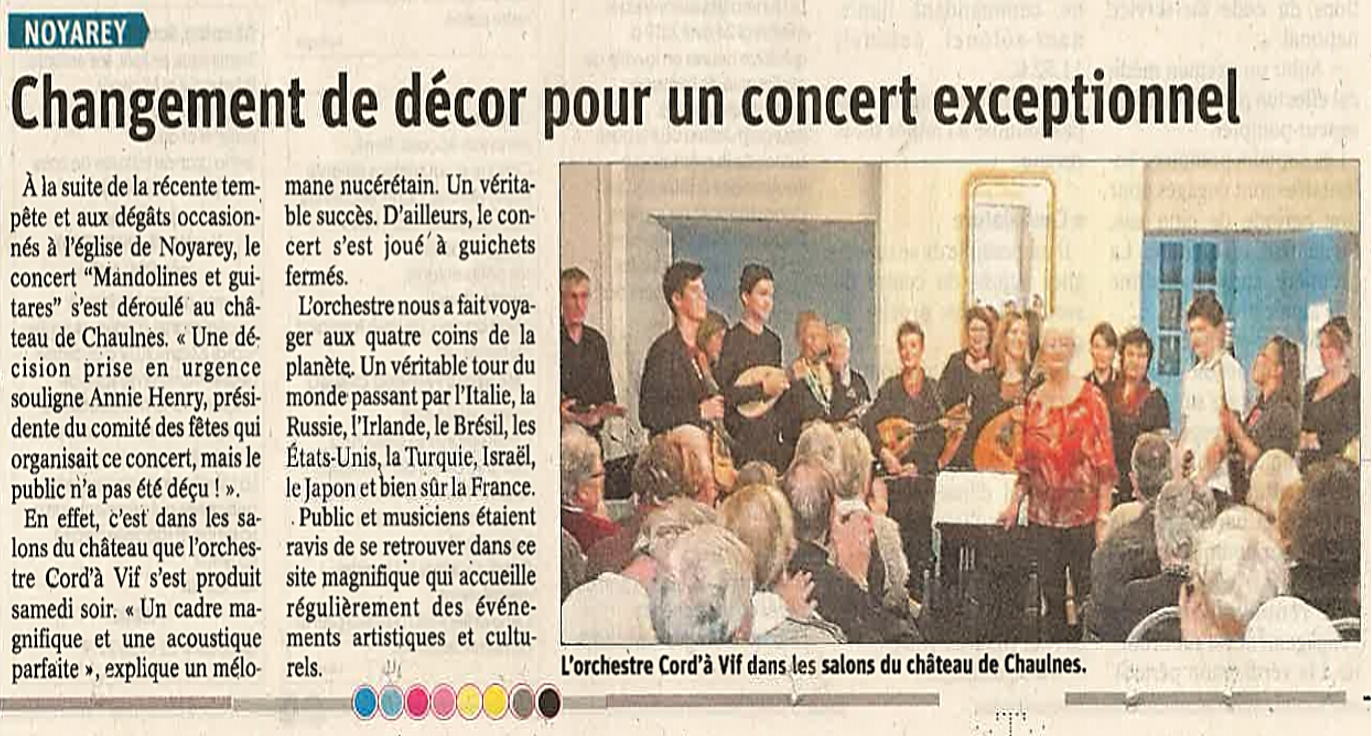 Article concert noyarey